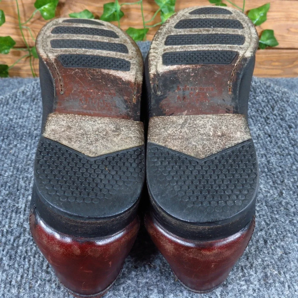 Johnston & Murphy Passport Mens Tassel Loafer Size 9 M Business‎ Black Burgundy